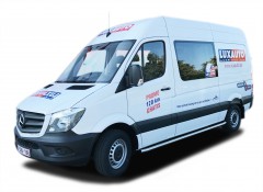 Bestelwagen 7,5m³ Dubbele Cabine (6 zitplaatsen) met optioneel een trekhaak